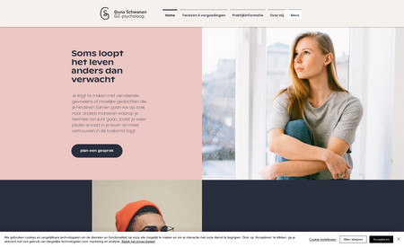 Psychologenpraktijk Guna Schwanen: For Guna, we created her brand strategy, storybrand framework and the complete visueal brand identity. Helping her get instant succes with the audience she reached out for, from day one.