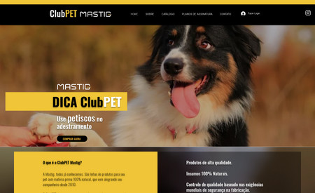 ClubPET Mastig: Site ecommerce