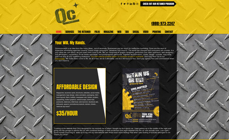 quinnconcepts: Marketing agency website design and maintenance. 