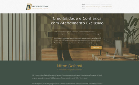 Nilton Defendi : Desenvolvimento Site, Config e Integrações Google e Faceboook