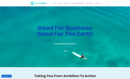 Good Earth: Website redesign and SEO