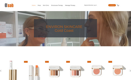 e-sab Skincare: Website redesign