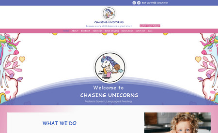 Chasing Unicorns, private pediatric speech and feeding practice WA: 