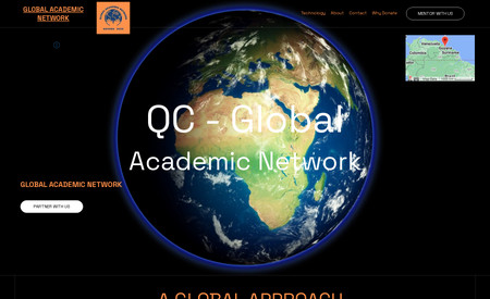 QC Global: This is a nonprofit organization website. 