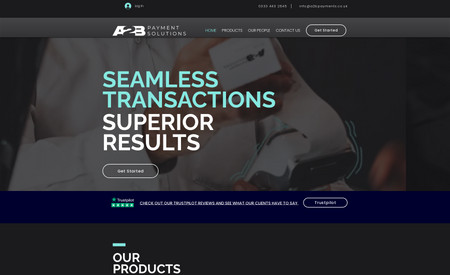 A2BPaymentSolutions: Website & Branding for a new payment solutions company. They needed to showcase their products and services, giving potential clients valuable information and advice