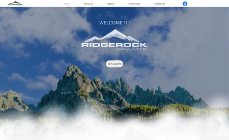 Ridgerock: Built in Wix studio