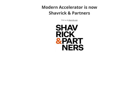 Modern Accelerator: Modern Accelerator helps global enterprises to invent new products, services and business models for new generations of customers.