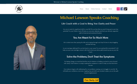 MichaelLawsonSpeaks: michaellawsonspeaks  is The Biblical Principles Life Coach. This client was very satisfied about my job. He was depressed about his website creation & no idea about marketing integrations with Search engine optimizations also google business profile. But, I have completed everything first to last with good postive review. & he offered me for monthly job.
