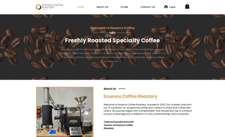 Essence Coffee: I have created a site with a good user interface design and given a good website to client and also a good solutions to him