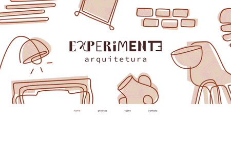 Experimente Arquitetura: Simplesmente um site com um layout totalmente remodelado e de acordo com a atualidade para esta cliente que faz um trabalho incrível e surpreendente.