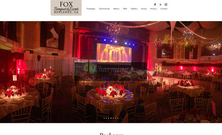 Fox Event Center: Complete site redesign