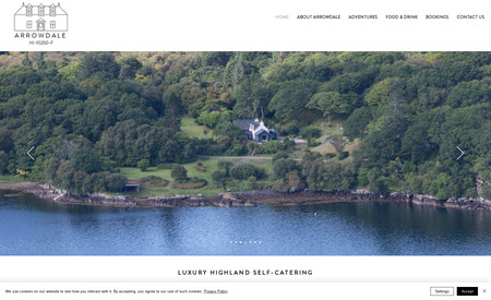 Arrowdale Holiday Cottage: Holiday property booking site for gorgeous holiday cottage in Scotland.