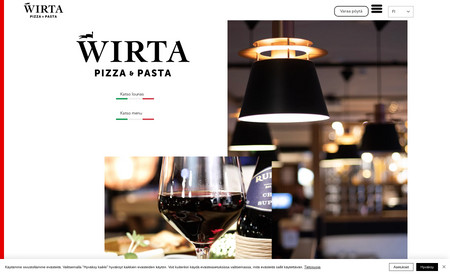 Wirta: Taste Italy in Savonlinna, Finland! The simple site will make your mouth drool! Mamma mia.

