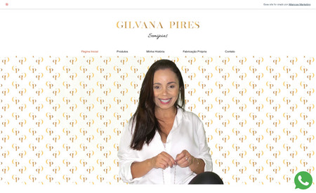Gilvana Pires Bijuterias: Criação de loja virtual + SEO