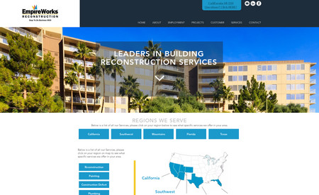Website Design: Website Design for a national Reconstruction and Painting company.