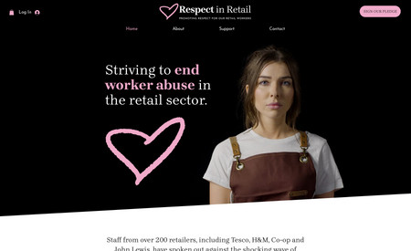 Respect In Retail: Website Redesign