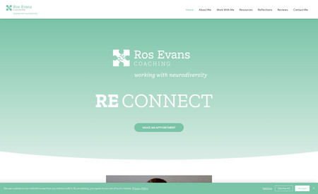 Ros Evans Coaching: Website Redesign
