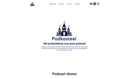 Podkasteel: This is a Podcast making Portfolio website. 