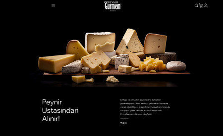 Peynir Gurmem: Peynir Gurmem markasının e-ticaret sitesi. Elegant çizgileri koruyarak tasarlandı. Performans optimizasyonu ise yüksek notlar alarak ekibimizin başarıları arasında yer edindi.
