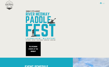River Medway Paddle: Created a website for a one-off event using Wix Events so people could purchase tickets online.