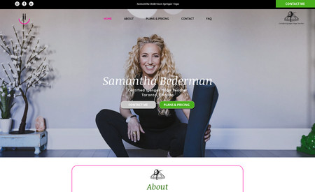 Sam Bederman : We redesigned a yoga studio website based in Toronto, Canada. The client did not want to include a booking feature but wanted to showcase their plans and manually book appointments offline using acuity so we helped setup and link all the profiles and integrate the functionality required. 