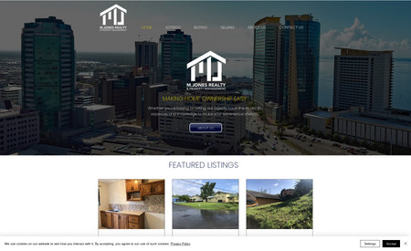 M.Jones Realty: A real estate website