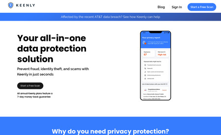 Keenly: Data Protection App