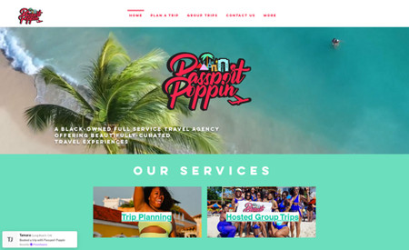 Passport Poppin: A Black-Owned full service travel agency offering beautifully-curated
travel experience
