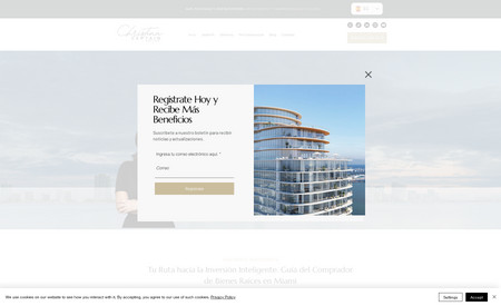 CCRealtor: Website Design for Real Estate Agent in Miami