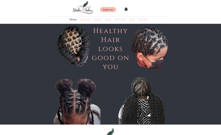 Studio 27 Salon: This client has been in business for 5+ years but never had a website design. Having a website design gives them an edge over their competitors since 70% of their competitors do not have one.

We designed their site and connected their booking system.
