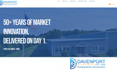 Davenport: Logo and Site design & development. 