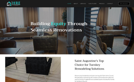 Home Remodeling: Elegant, advanced website for home remodeling and construction