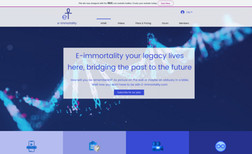 E-immortality Subscription site with video storage.