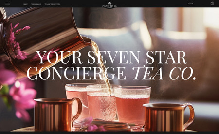 Jenwey Tea co.: Branding 
Website 
Photography 