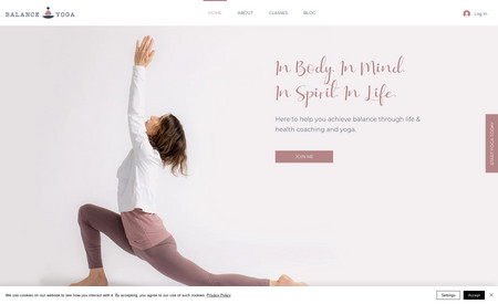 Balance Yoga: Alicia Anka's site, Balance Yoga, needed a refresh. We created a gorgeous, clean site for her, complete with the ability for her clients to book virtual or in-person classes.