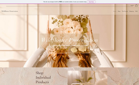 Wildflower Preservation: A custom cart to handle partial payments and custom user detail inputs