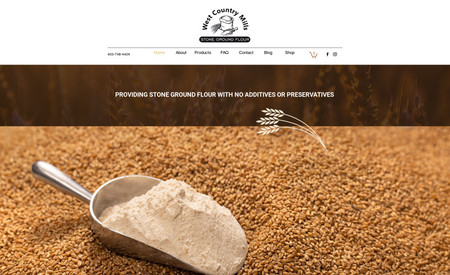 West Country Mills: Built this eCommerce website from scratch.