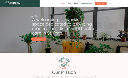 The Bungalow: Branding and Website
