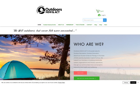Outdoorsnswact: Event functionality and business functionality for Wix Website
