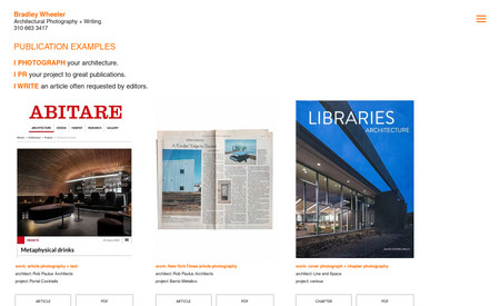coolnewprojects: Bradley Wheeler has appeared over 200 times in 47+ hard copy publications including the New York Times, Architectural Record and Abitare. My work has included architecture by: SOM, Kohn Pedersen Fox, Pei Architects, Perkins Eastman, SmithGroup, Pei Cobb Freed & Partners, Jean Nouvel, Coop Himmelb(l)au, Will Alsop, Ehrlich Yanai Rhee Chaney, Holzman Moss Bottino, Rob Paulus Architects, Line and Space, Jones Studio, FORS, Architekton, Overland Partners, Lake Flato, Ford Powel & Carson, Johnsen Schmaling Architects, and Michael Maltzan Architecture.