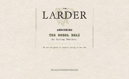 The Larder: undefined