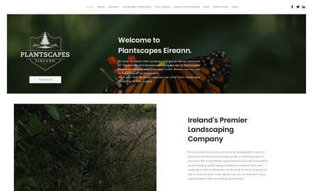 PlantscapesEireann: We redeveloped an existing website to be more modern and current.
