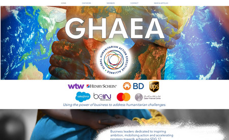 GHAEA: Humanitarean website for the office of the United Nationals Secretary General