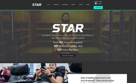 STAR Australia: A fantastic Wix website using all the features available