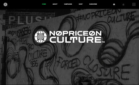NOPRICEONCULTURE: Community Campaign Movement curated to harness community voices against displacement. Branding curated and Digital Platform developed by Twntyfour Studio.