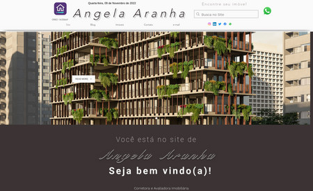 Angela Aranha: Site de imóveis 