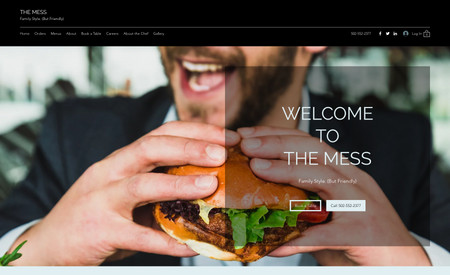 The MESS: Sample of a restaurant site complete with ordering, menu, reservations, chat/messaging and owner&#39;s app to change it all, manage orders and reservations, and chat with customers by mobile.
