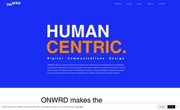 ONWRD Website for digital marketing company in the Baham...