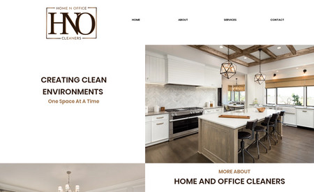 HNO CLEANERS: This website was created for a cleaning business who wanted a sleek, clean, and professional look. She wanted to have a one page website so we created anchors within the homepage to make navigation easier. The owner was thrilled with her website once it was complete and has raved over how easy it is to navigate. 