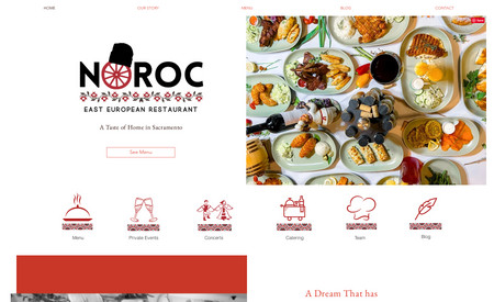 Noroc Restaurant: For the Restaurant industry having a website is critical. The menu is the second most important page apart from your homepage. A good menu is responsive, usable, and enticing.